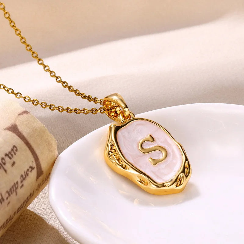 Gold Plated Stainless Steel Pendant Necklace