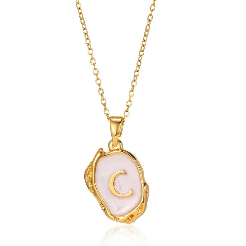 Gold Plated Stainless Steel Pendant Necklace