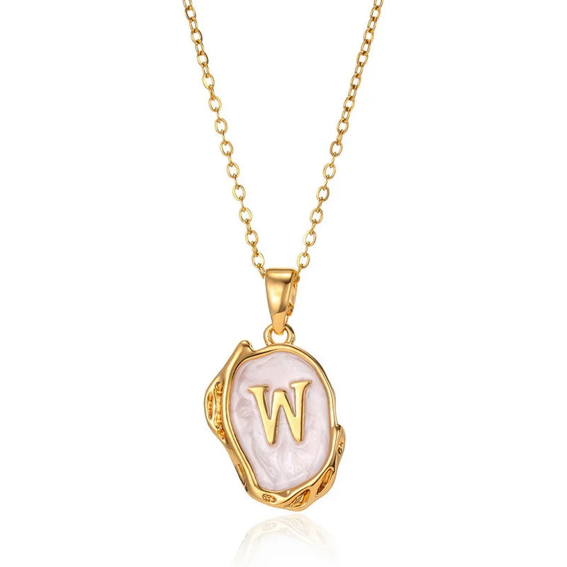 Gold Plated Stainless Steel Pendant Necklace