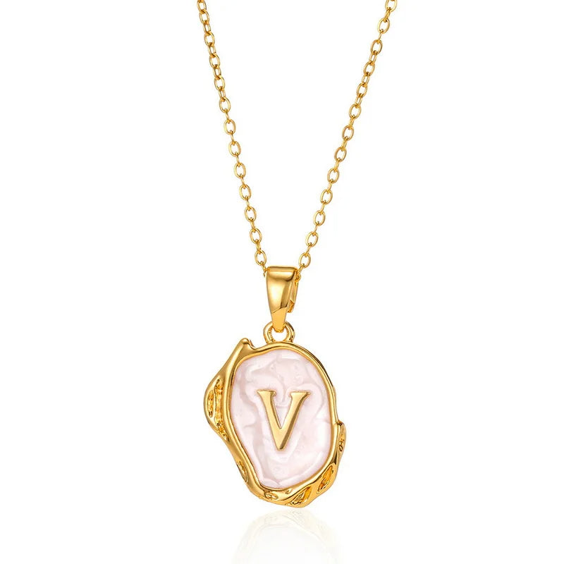 Gold Plated Stainless Steel Pendant Necklace