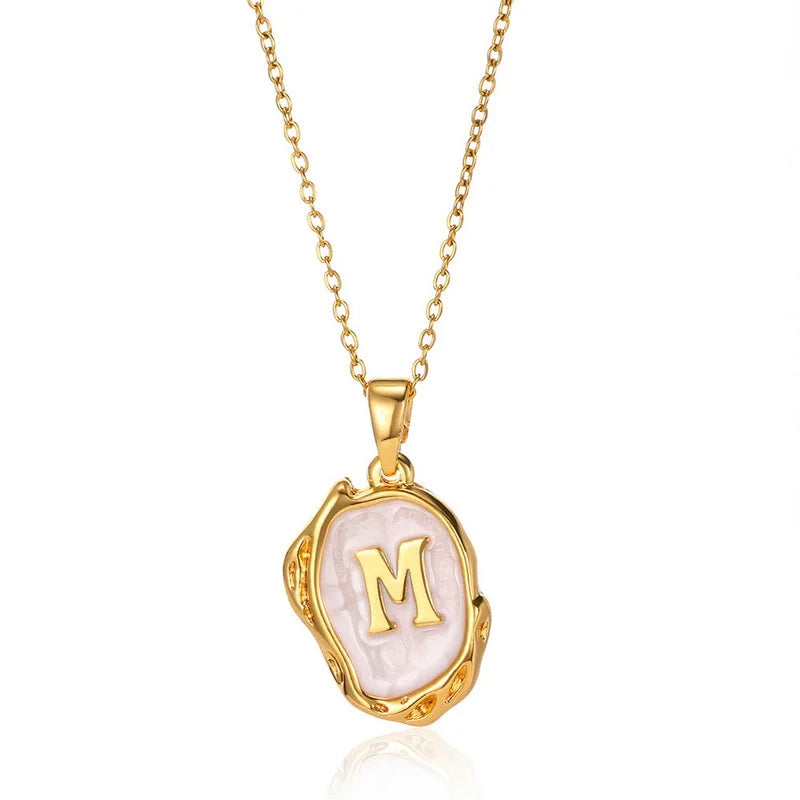 Gold Plated Stainless Steel Pendant Necklace