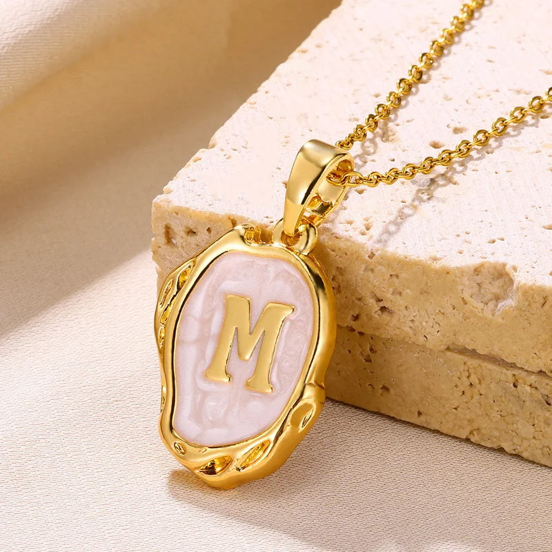 Gold Plated Stainless Steel Pendant Necklace